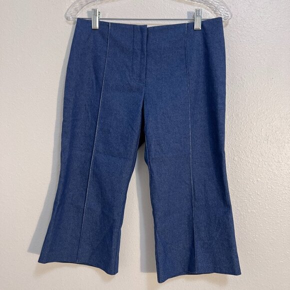 Trina Turk Blue Wide Leg Trousers - Picture 1 of 6